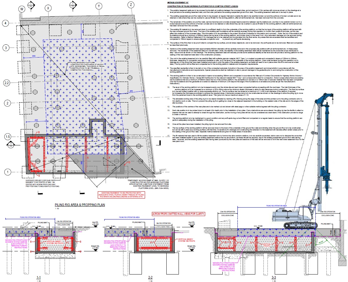 PILING MAT DESIGN DRAWINGS
                     